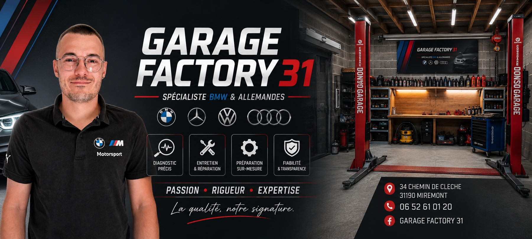 Garage Factory 31 - Spécialiste BMW & Allemandes à Miremont